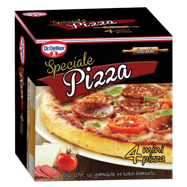 Dr. Oetker Pizza Speciale 4'lü Mini 720gr