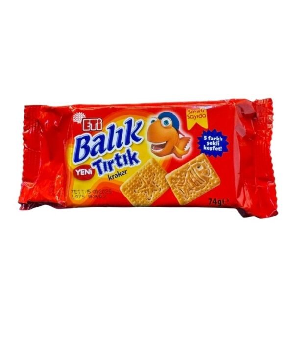 Eti Balık Kraker Tırtık Sade 74 gr