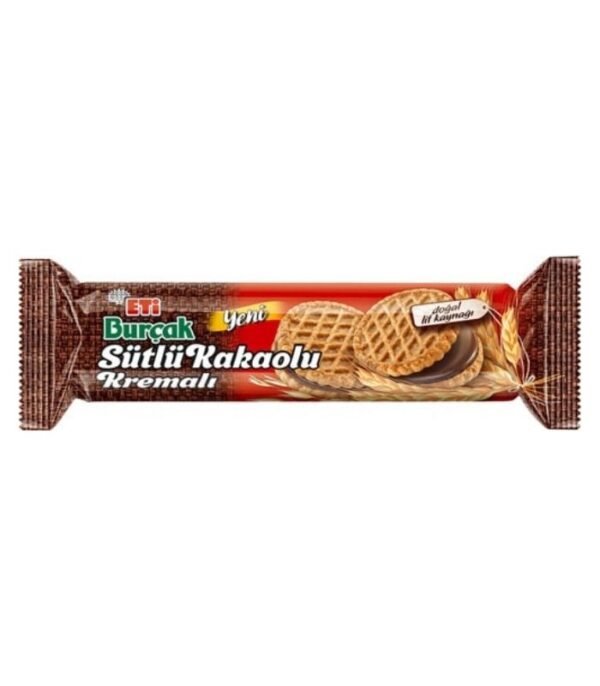 Eti Burçak Sütlü Kakaolu Kremalı Bisküvi 100 gr