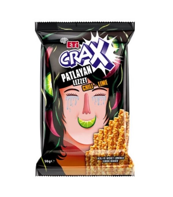 Eti Crax Patlayan Lezzet Chili-Lime Çubuk Kraker