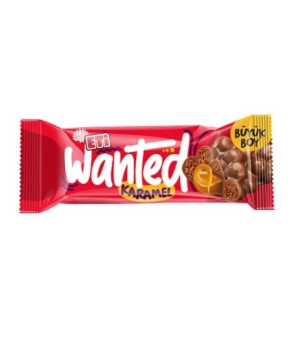 Eti Wanted Karamelli Çikolata Kaplı 32 g