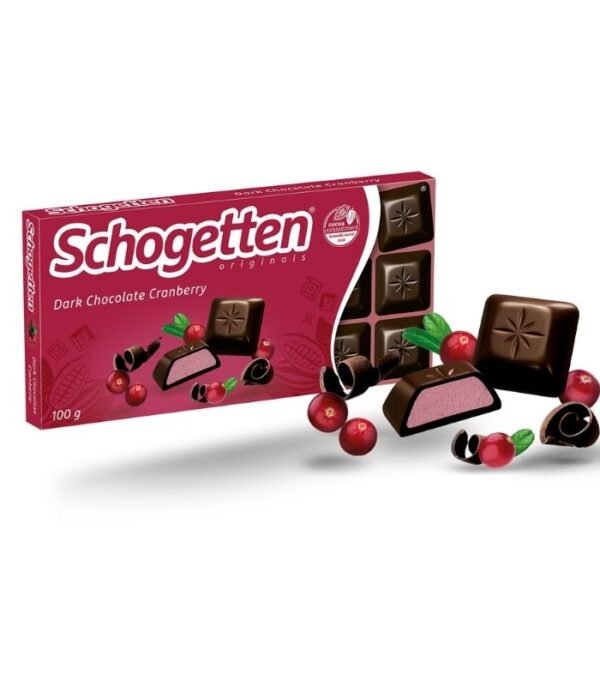 Schogetten Dark Chocolate Cranberry