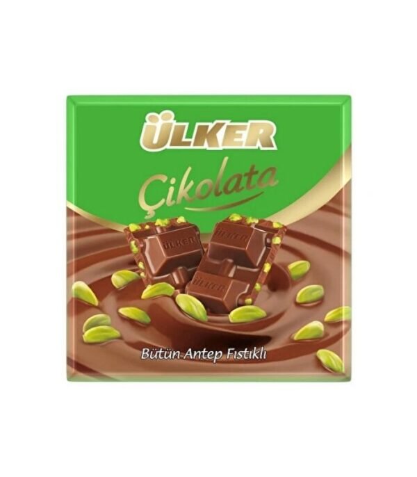 Ülker Çikolata Antep Fıstıklı Kare 65 Gr