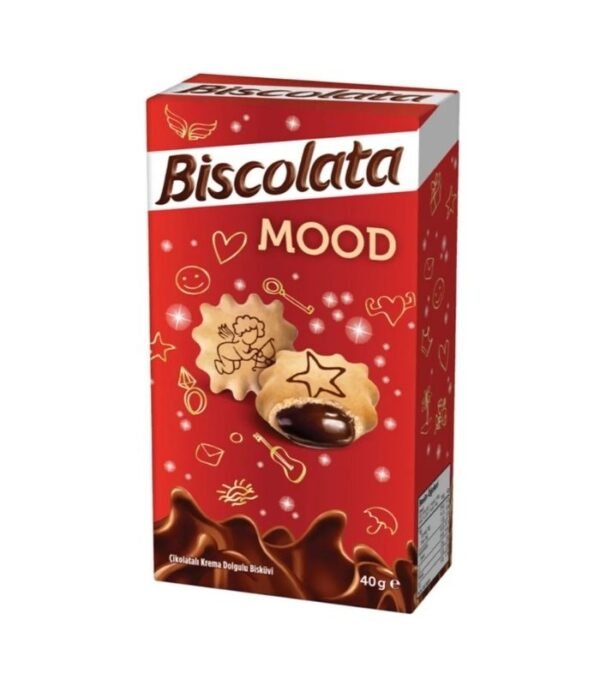 Biscolata Mood Çikolata Krema Dolgulu Bisküvi 40 G